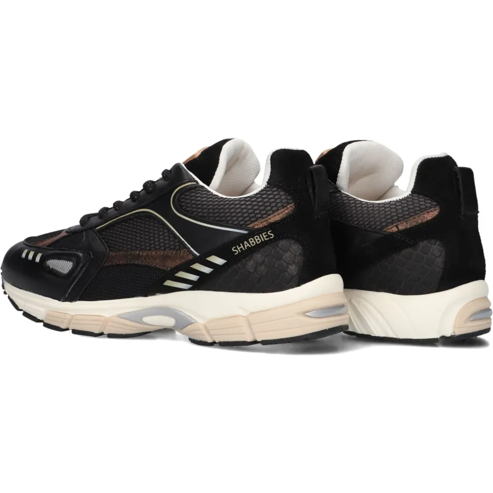 Shabbies Amsterdam Abbey Masha sneaker zwart, foto 5