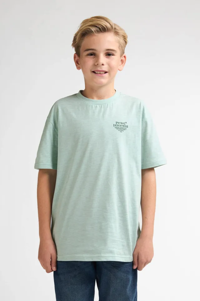 Petrol Industries t-shirt mintgroen