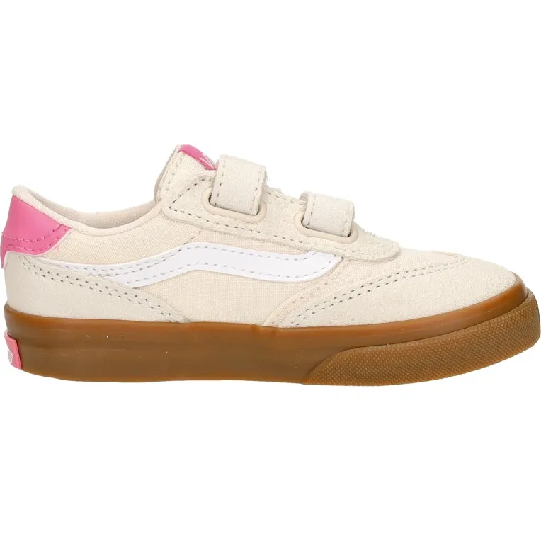 Vans Brooklyn LS sneakers beige roze Ecru'/roze