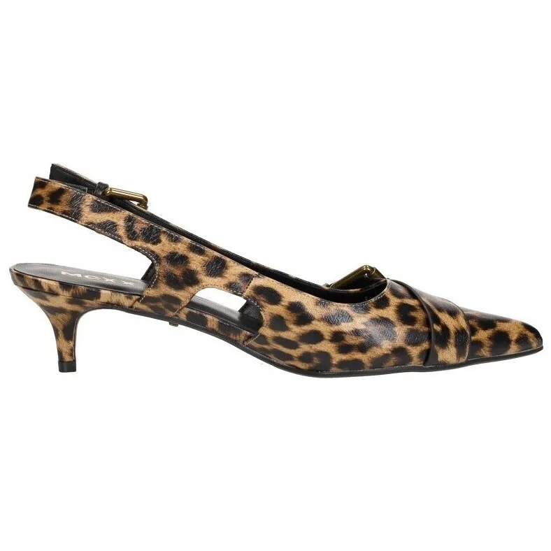 Mexx Tyra slingbacks luipaardprint beige