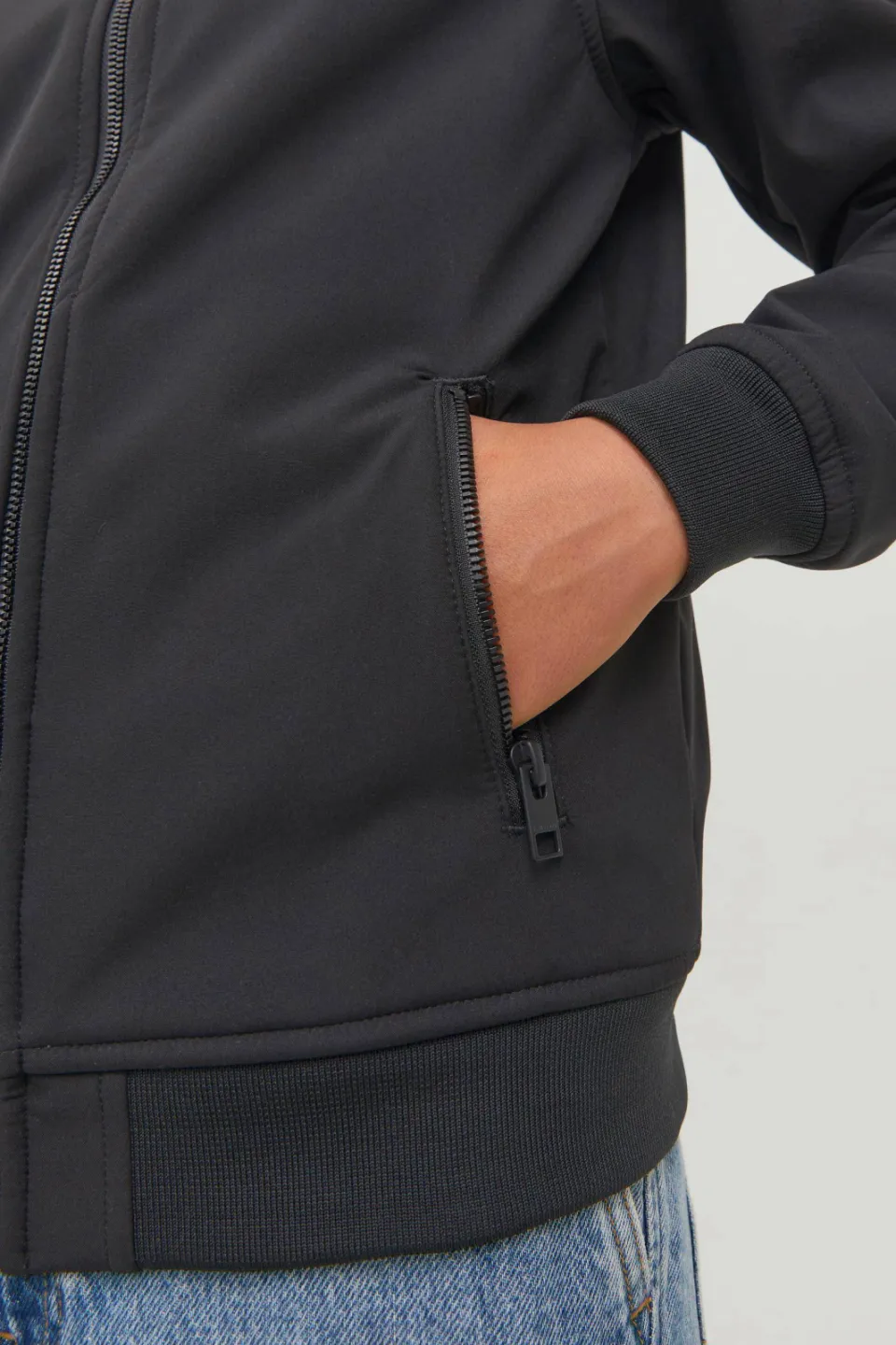 Jack & Jones softshell jas zwart, foto 6