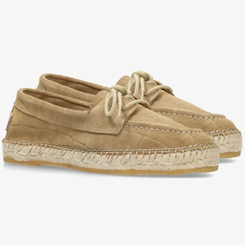 Shabbies Amsterdam Elche Cruise espadrille Suède Zand, foto 6
