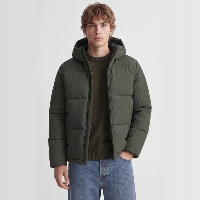 Jack & Jones Galaxy puffer winterjas donkergroen Rosin