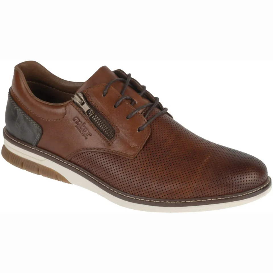 Rieker 14412 veterschoen bruin, foto 2