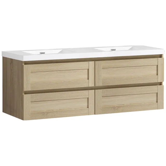 Differnz Badkamermeubel Differnz Reno FSC 119.5x45.5x55 cm Eiken
