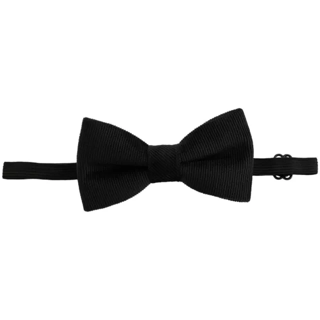 WE Fashion velours vlinderdas - zwart