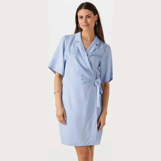 Another-Label Another Label Milou jurk lichtblauw
