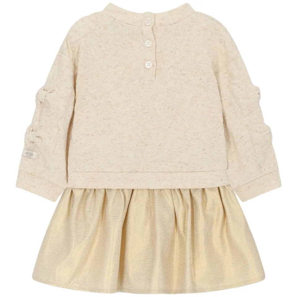 Le Chic sweatjurk beige, foto 3
