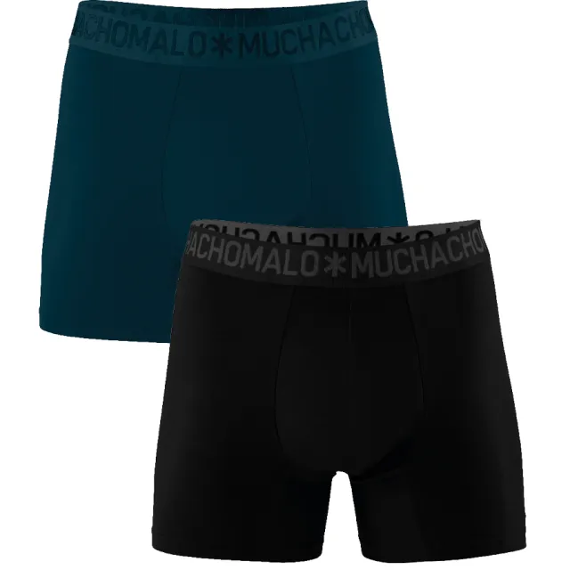 Muchachomalo Heren 2-pack Boxershorts Licht Katoen Veelkleurig
