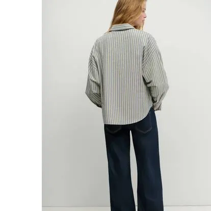 Mango TEEN wide leg jeans - dark blue denim, foto 4