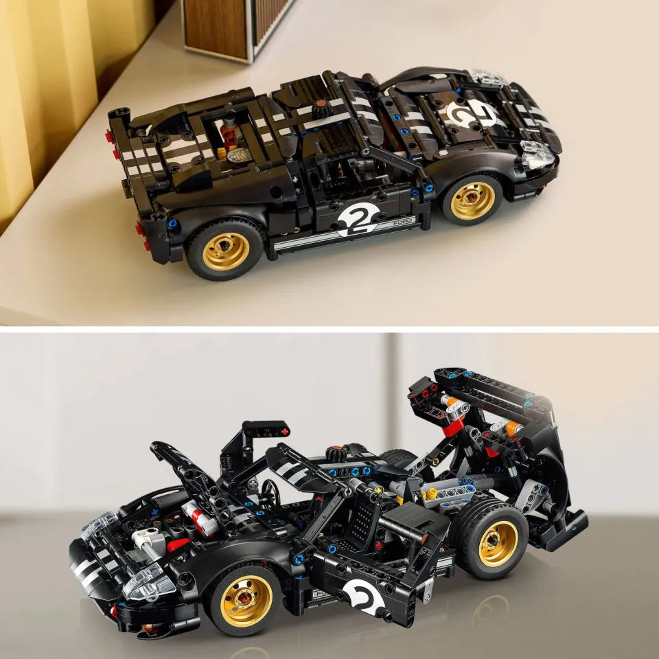 Lego Technic 1966 Ford GT40 MKII Racewagen Auto Bouwpakket 42223, foto 6