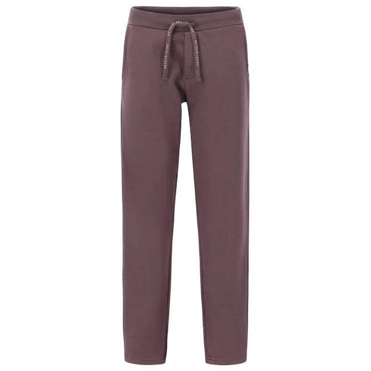 Retour Jeans Pascal relaxed fit joggingbroek donkerbruin chocoladebruin, foto 2