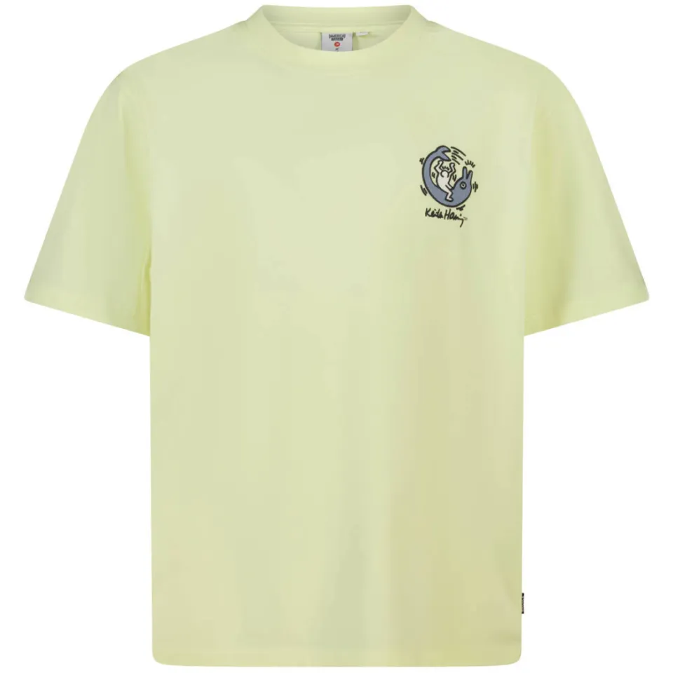 America Today rechtvallend T-shirt met print geel, foto 2