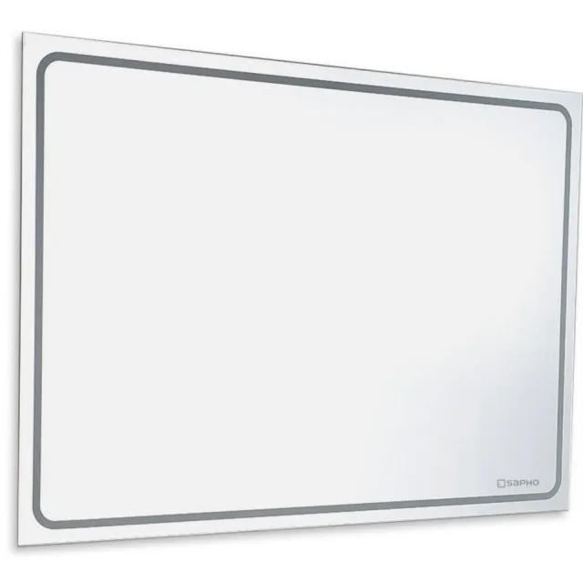 Sapho Badkamerspiegel Sapho Gemini II 160x55 cm LED-Strips Aluminium