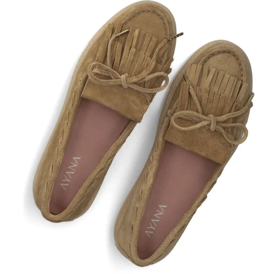 AYANA Mocassins Silk-27 Camel, foto 6