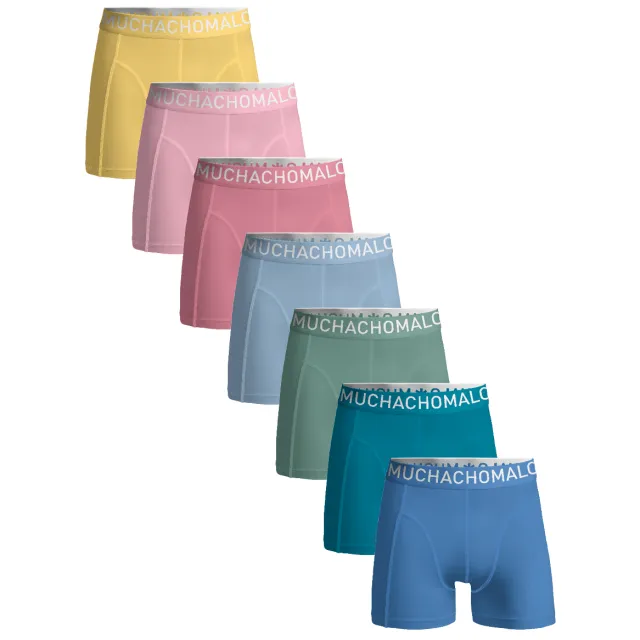 Muchachomalo Heren 7-pack Boxershorts Hello Sunshine Veelkleurig