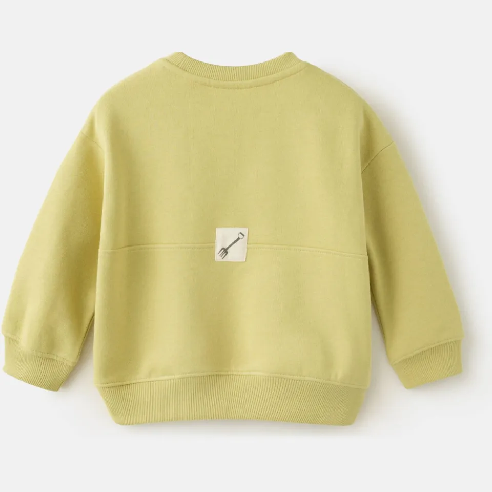 Mango Kids sweater met tekst - limegroen, foto 2