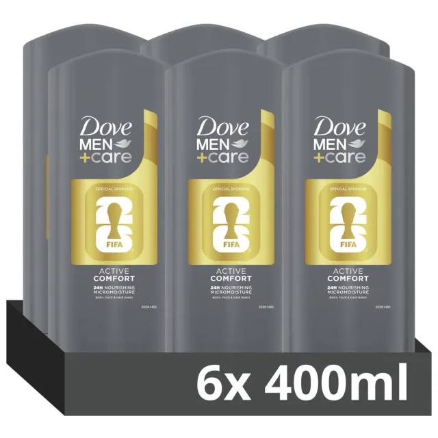 Dove Men+Care Active Comfort FIFA Edition 3-in-1 douchegel, foto 2