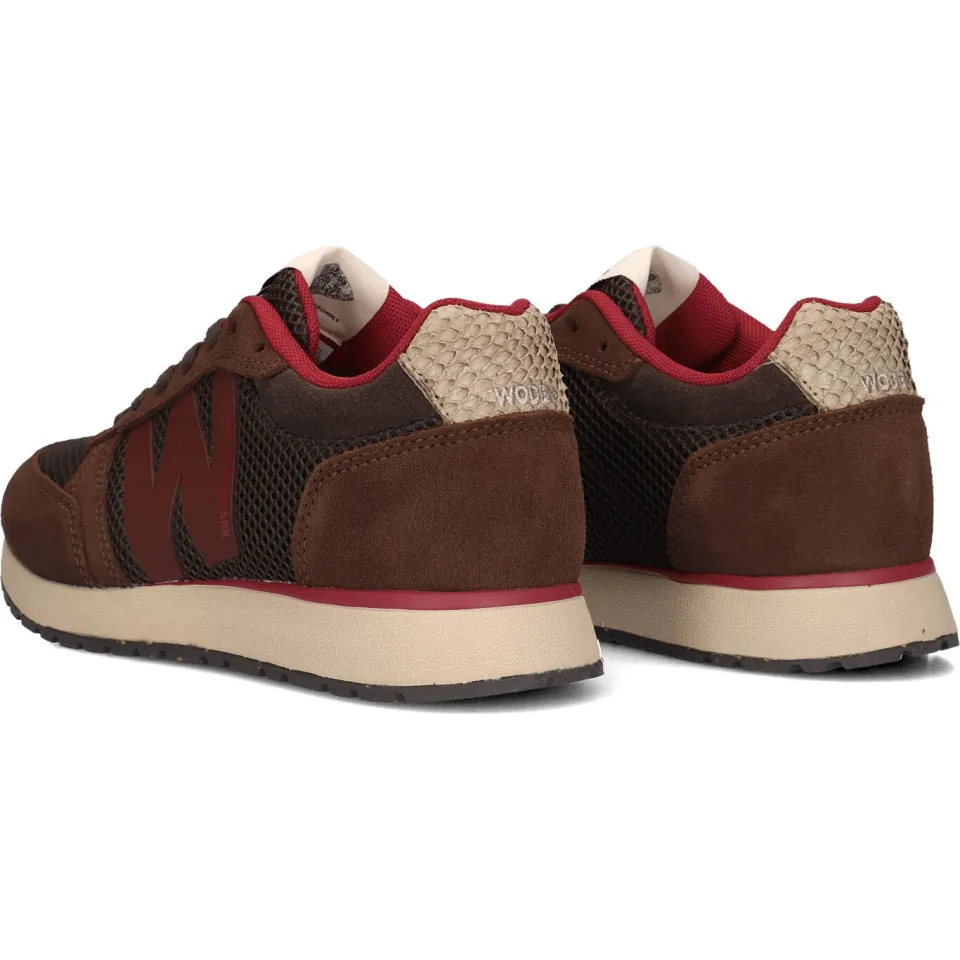 Woden Ronja Icon sneakers bruin, foto 5