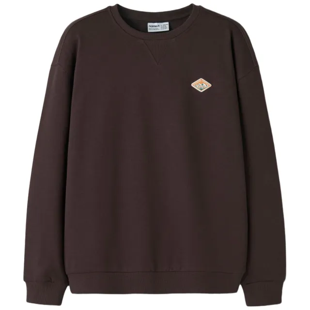 NAME IT KIDS sweater - donkerbruin