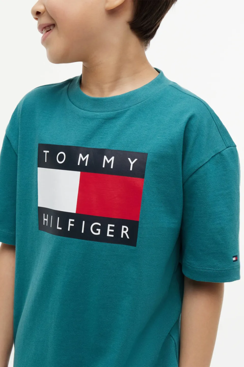Tommy Hilfiger t-shirt petrol, foto 4