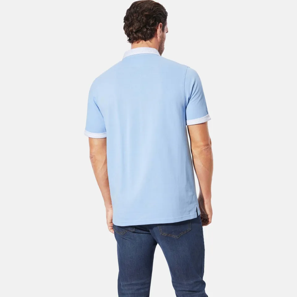 Babista regular fit polo Plus Size - lichtblauw, foto 7