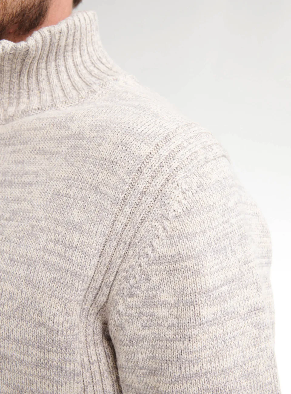 Petrol Industries gebreide trui beige, foto 6