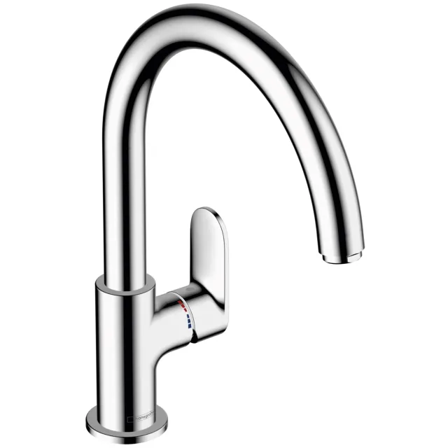 Hansgrohe Keukenmengkraan HansGrohe Vernis Blend M35 Eengreeps Met Draaibare Uitloop Chroom