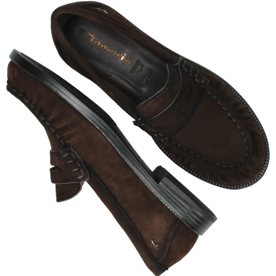 Tamaris mocassins donkerbruin, foto 7