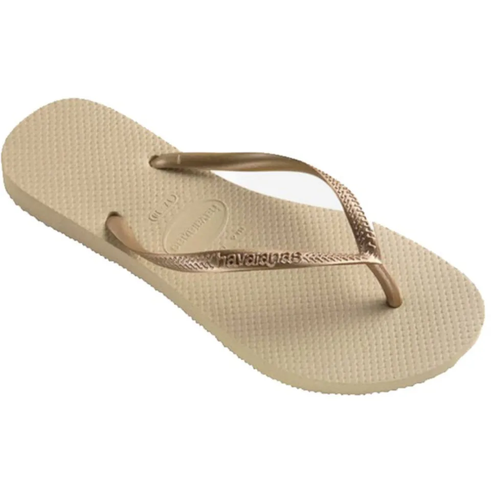 Havaianas Slim Slippers beige Rubber, foto 5