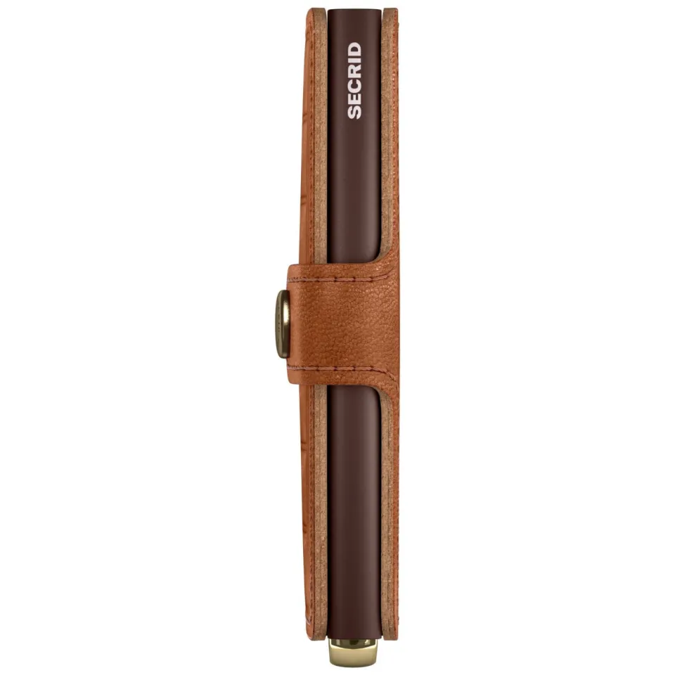 Secrid Miniwallet Emboss Lines pasjeshouder cognac, foto 3