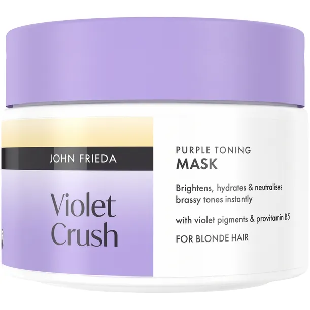 1+1 gratis: John Frieda Violet Crush Purple Toning Haarmasker 250 ml, foto 3