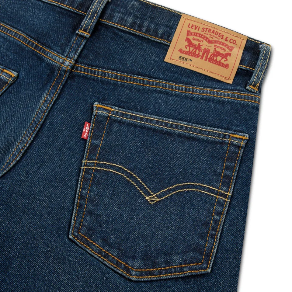 Levi's Kids 555™ Relaxed Straight Jeans medium blue denim, foto 5