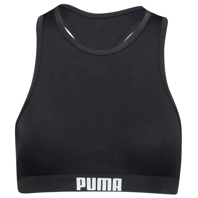 Puma crop bikinitop zwart, foto 2