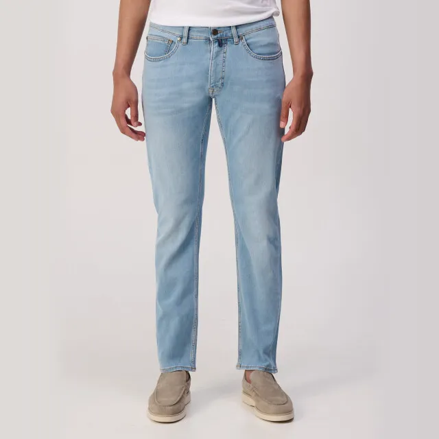 Pierre Cardin Limoux tapered jeans lichtblauw