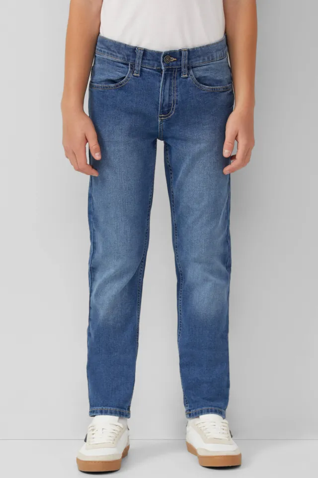S.Oliver slim fit slim fit jeans medium blue denim, foto 3