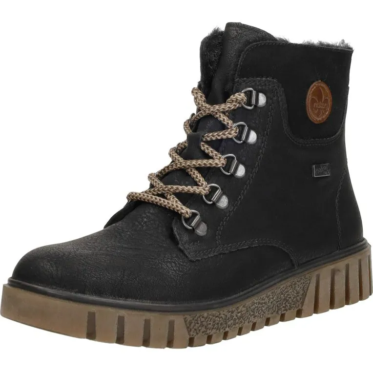 Rieker veterboots zwart, foto 4