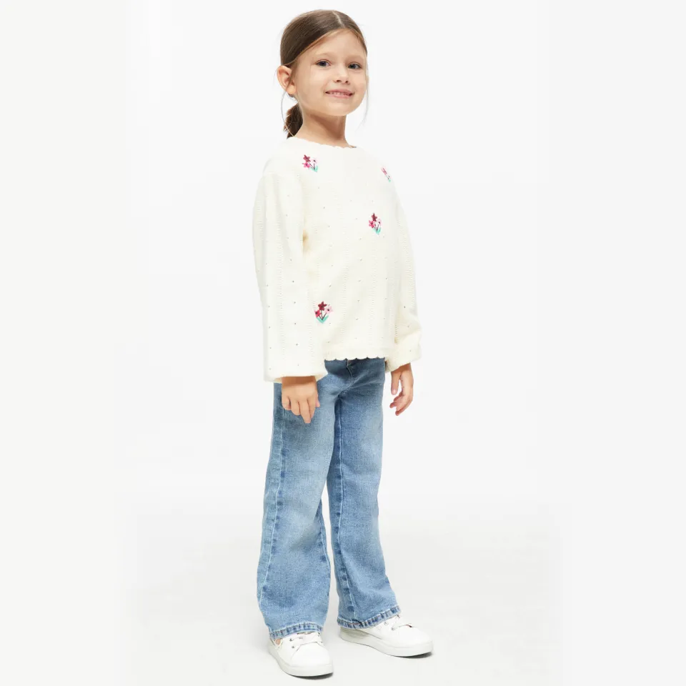 S.Oliver wide leg jeans - mediumblauw