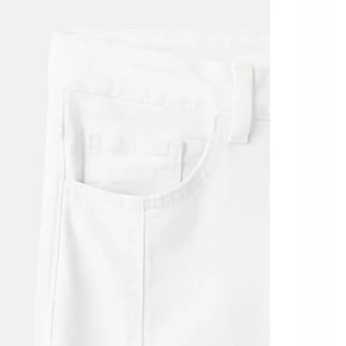 Mango TEEN low waist wide leg jeans - wit, foto 6