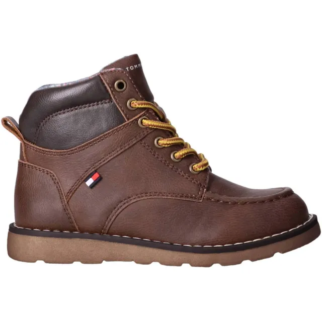 Tommy Hilfiger veterschoenen met profielzool - bruin