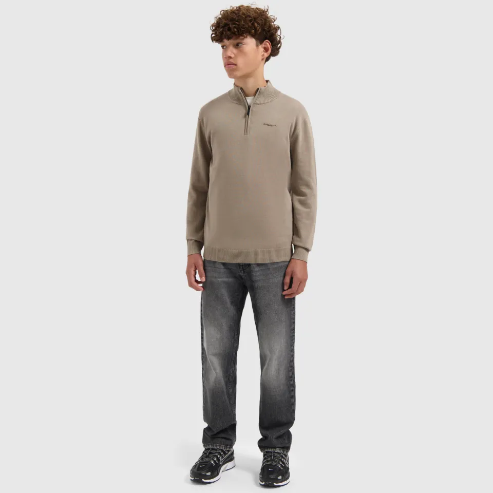 Ballin trui beige fijn gebreid, foto 4