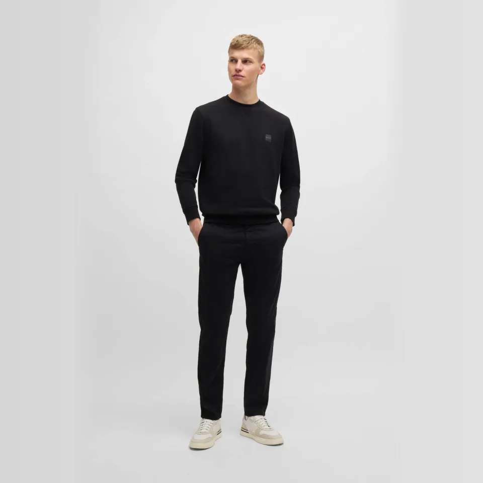 Boss Satin chino zwart, foto 3