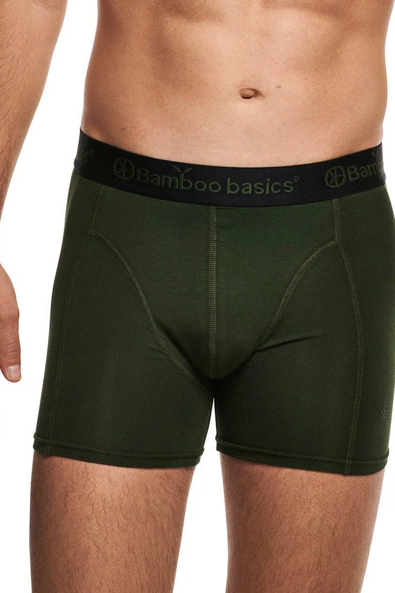 Bamboo Basics boxershort Rico met bamboe (set van 3) groen/donkerblauw/zwart, foto 5