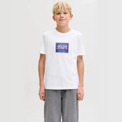 Jack & Jones Junior T-shirt wit, foto 2