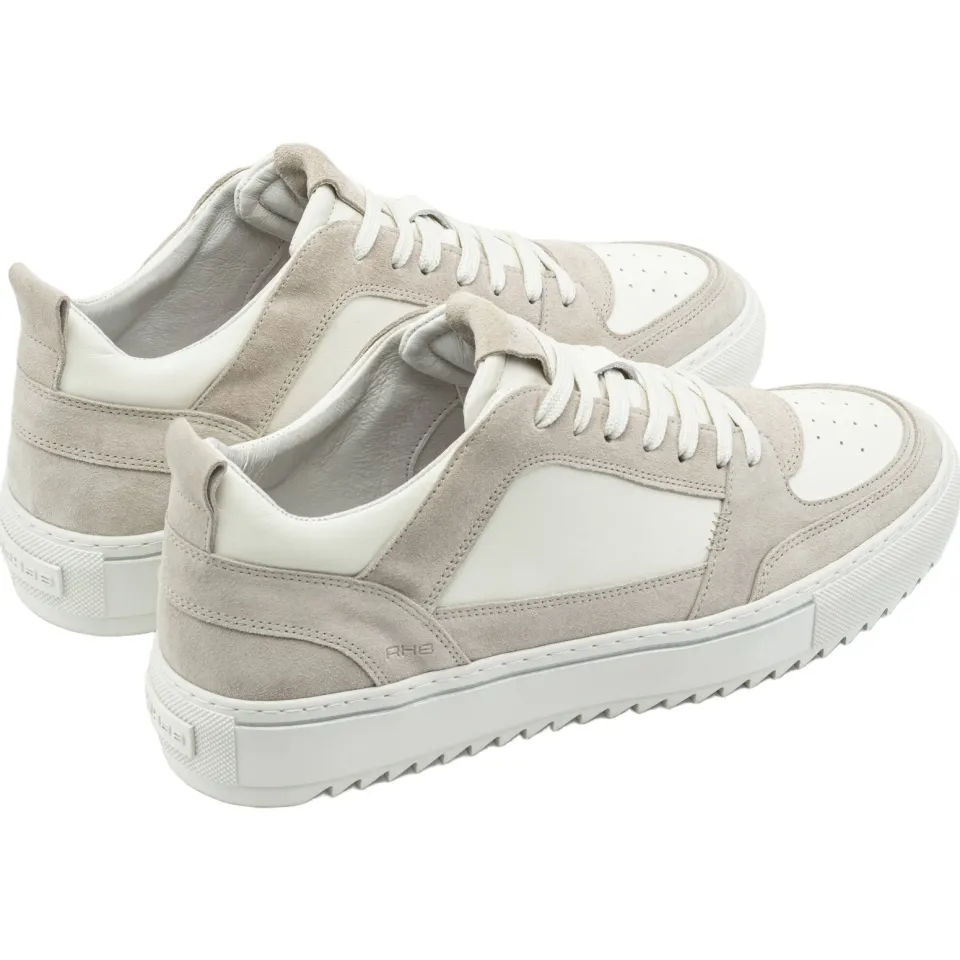 Rehab Creon leren sneakers beige/wit, foto 2