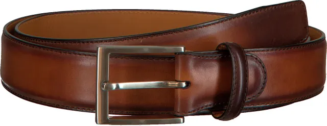 Magnanni 1078 leren riem cognac
