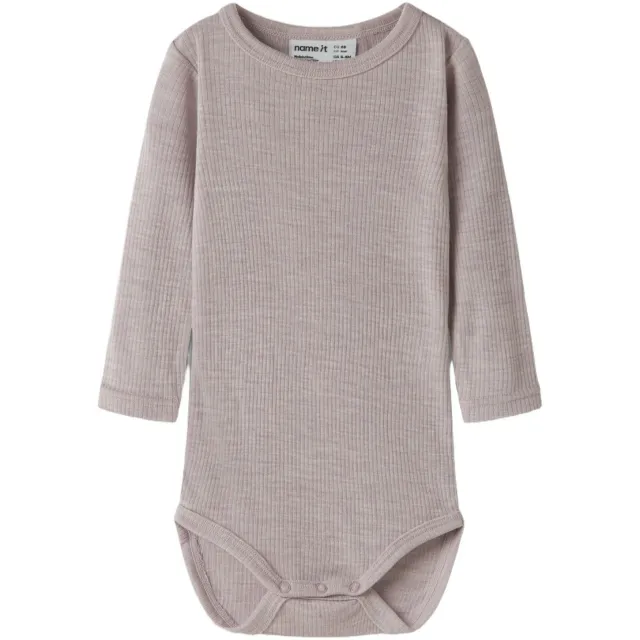 NAME IT BABY wollen romper - lila, foto 2