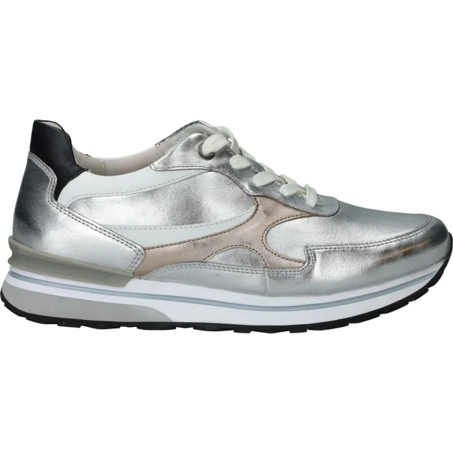 Gabor sneaker zilverkleur
