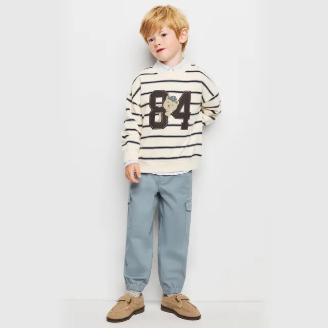 Mango cargobroek blauw Middenblauw