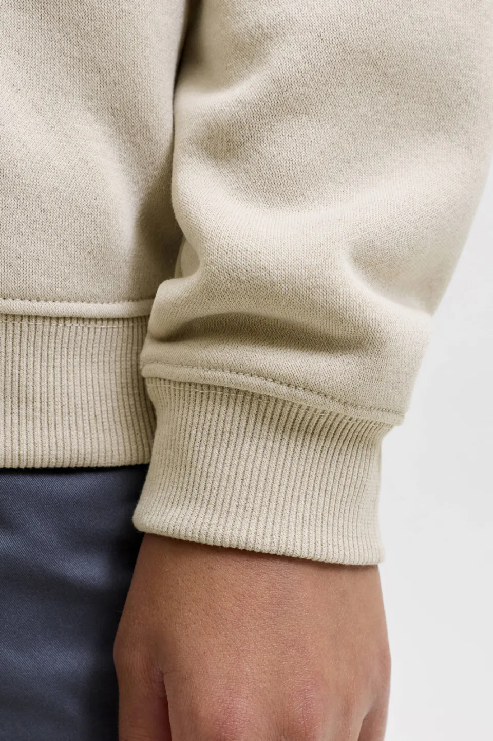Jack & Jones JUNIOR hoodie met logo - beige, foto 8
